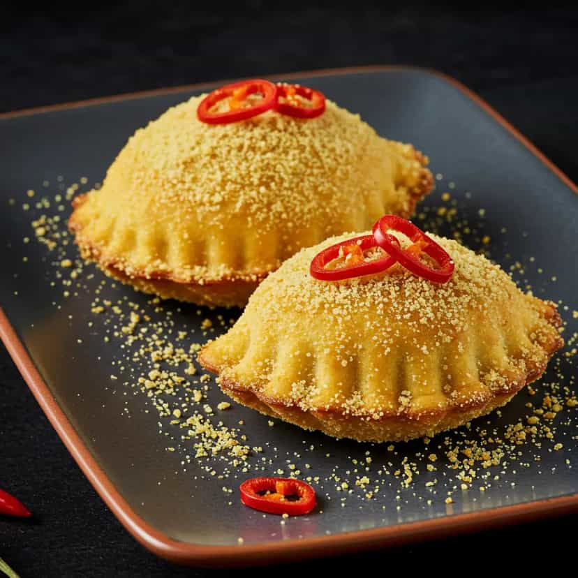 Foto deliciosa de Casquinha de Siri Gratinada pronta para servir - Salgadinhos