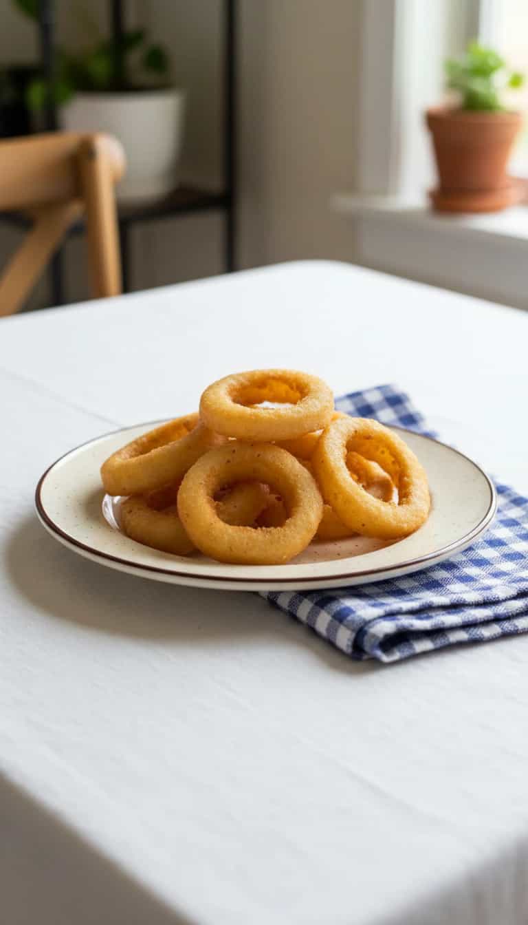 Foto deliciosa de Cebola Empanada Crocante pronta para servir - Salgadinhos