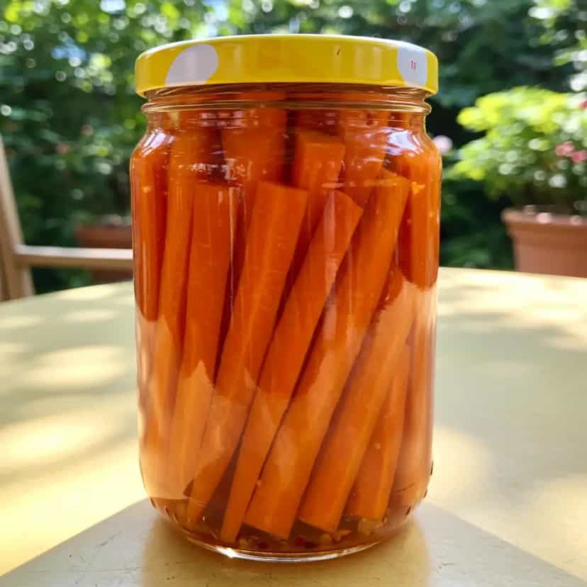 Foto deliciosa de Conserva Caseira de Cenoura pronta para servir - Outras Receitas
