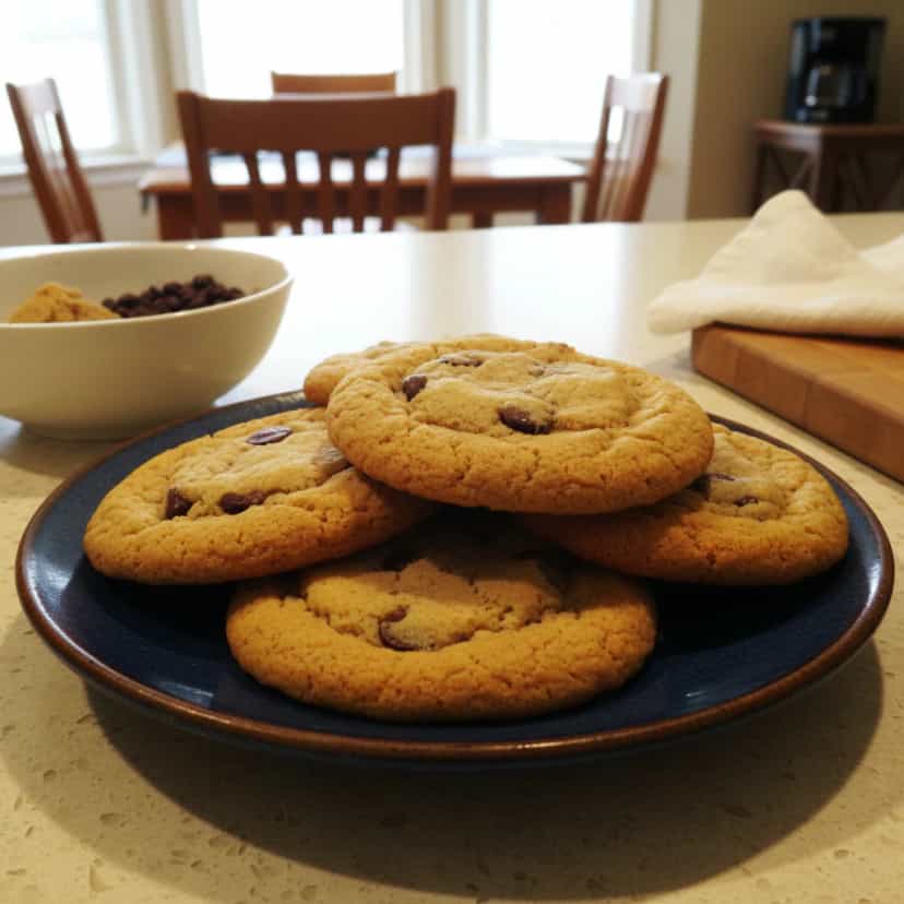 Foto deliciosa de Cookies de Chocolate pronta para servir - Brownies & Cookies