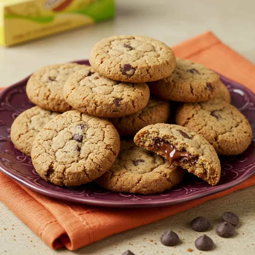 Foto deliciosa de Cookies de Chocolate pronta para servir - Brownies & Cookies