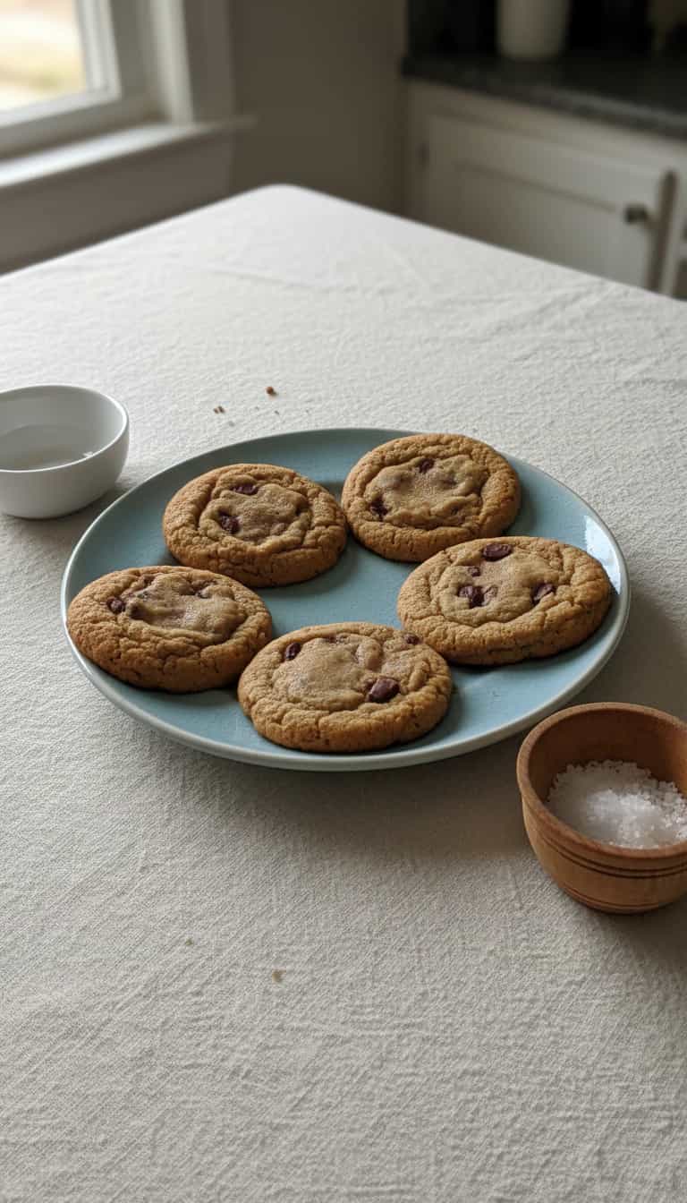 Foto deliciosa de Cookies de Chocolate Caseiros pronta para servir - Brownies & Cookies