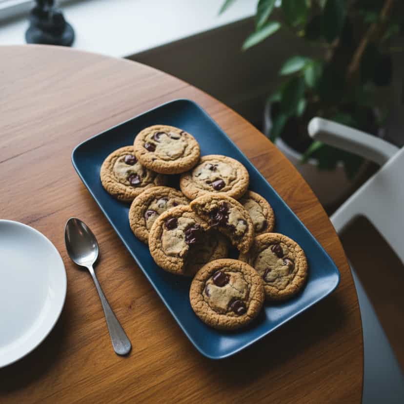 Foto deliciosa de Cookies de Nutella pronta para servir - Brownies & Cookies