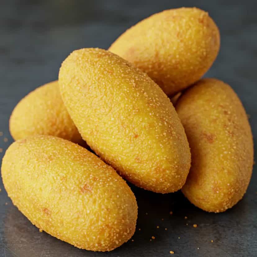 Foto deliciosa de Coxinhas Cremosas de Frango pronta para servir - Salgadinhos