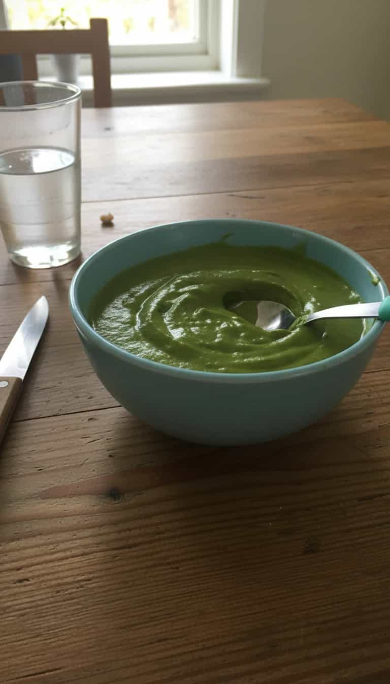 Foto deliciosa de Creme de Espinafre cremoso pronta para servir - Sopas & Caldos