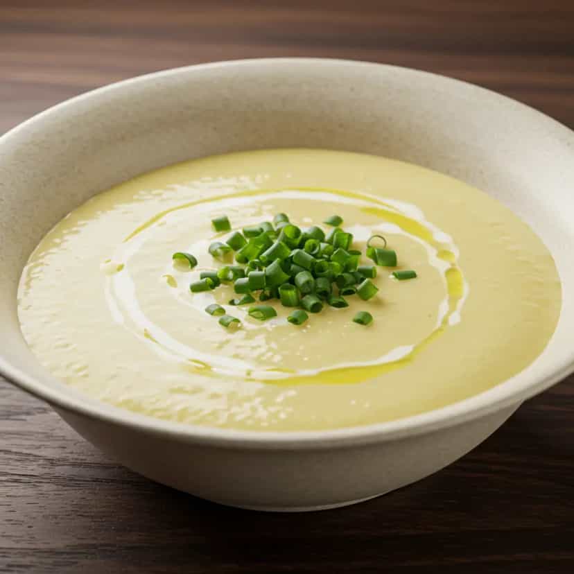 Foto deliciosa de Cremosa Sopa de Batata pronta para servir - Sopas & Caldos