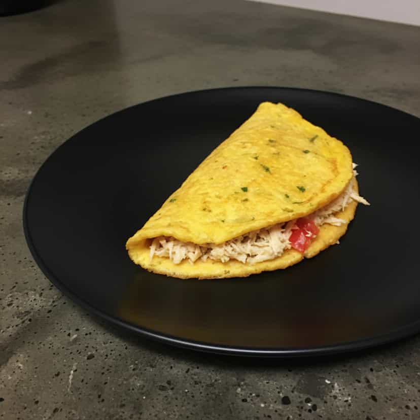 Foto deliciosa de Crepioca de Aveia pronta para servir - Tapioca & Cuscuz