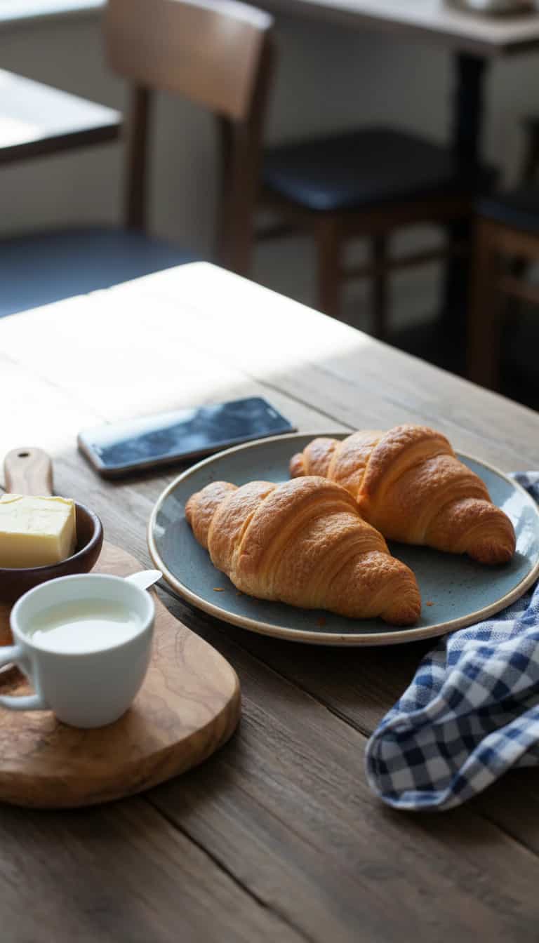 Foto deliciosa de Croissants Caseiros pronta para servir - Outras Receitas