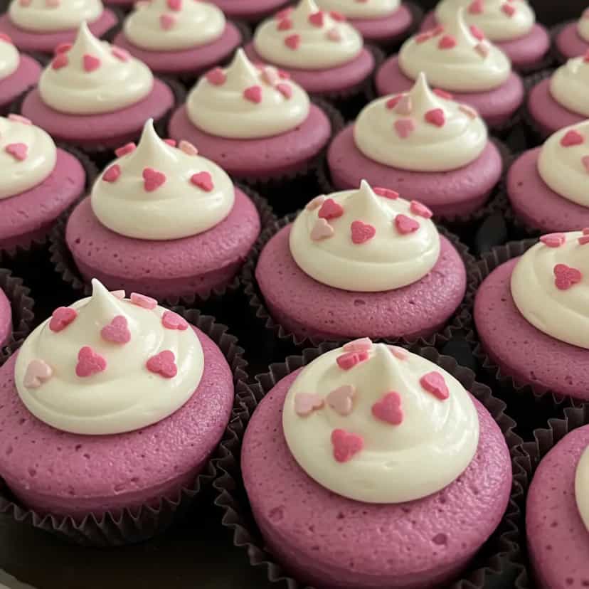 Foto deliciosa de Cupcakes de Doce de Leite com Morangos pronta para servir - Bolos & Cupcakes