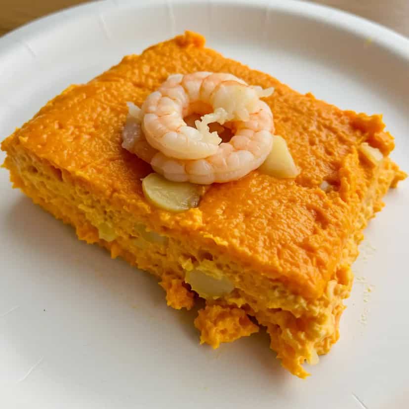 Foto deliciosa de Cuscuz Paulista de Camarão pronta para servir - Peixes & Frutos do Mar