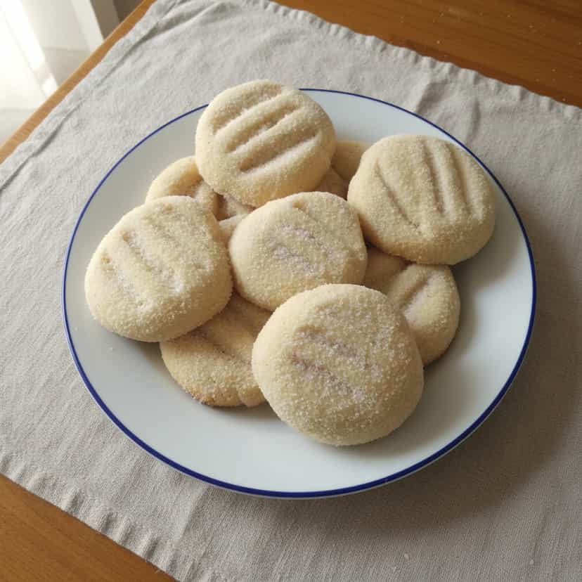 Foto deliciosa de Deliciosos Biscoitos de Areia pronta para servir - Bolachas & Cookies