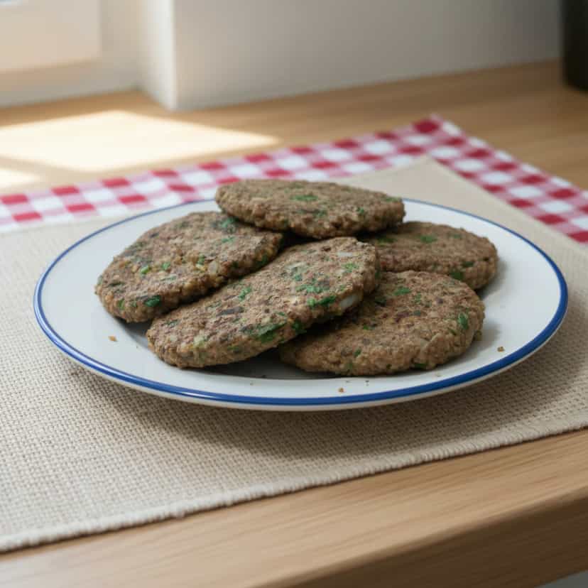 Foto deliciosa de Deliciosos Hambúrgueres de Soja pronta para servir - Sanduíches & Hambúrgueres
