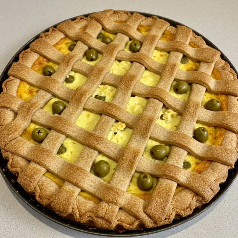 Foto deliciosa de Empadão Integral de Frango pronta para servir - Tortas Salgadas