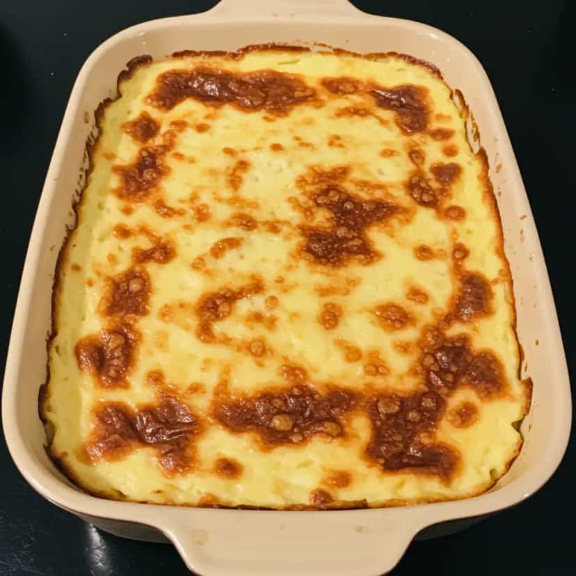 Foto deliciosa de Escondidinho de Carne Seca pronta para servir - Pratos Brasileiros Icônicos