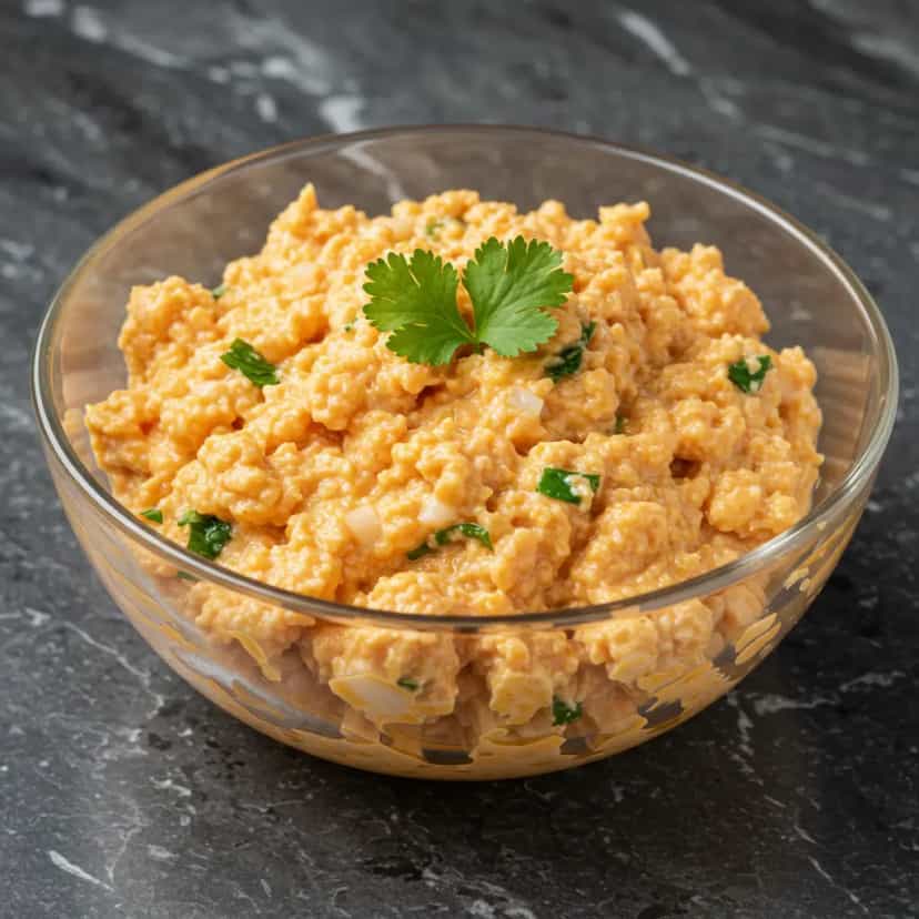 Foto deliciosa de Farofa Cremosa de Abóbora pronta para servir - Pratos Brasileiros Icônicos