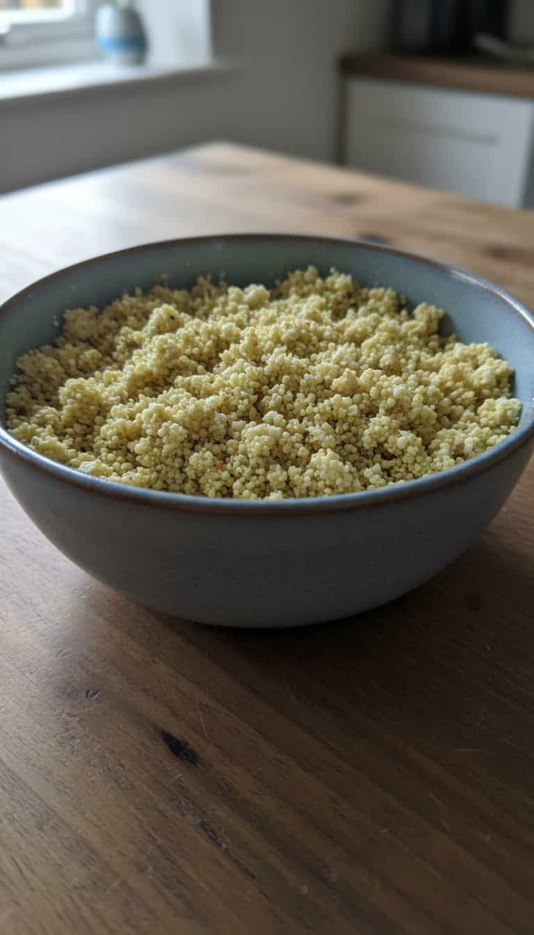 Foto deliciosa de Farofa Vegana de Tofu com Açafrão pronta para servir - Outras Receitas