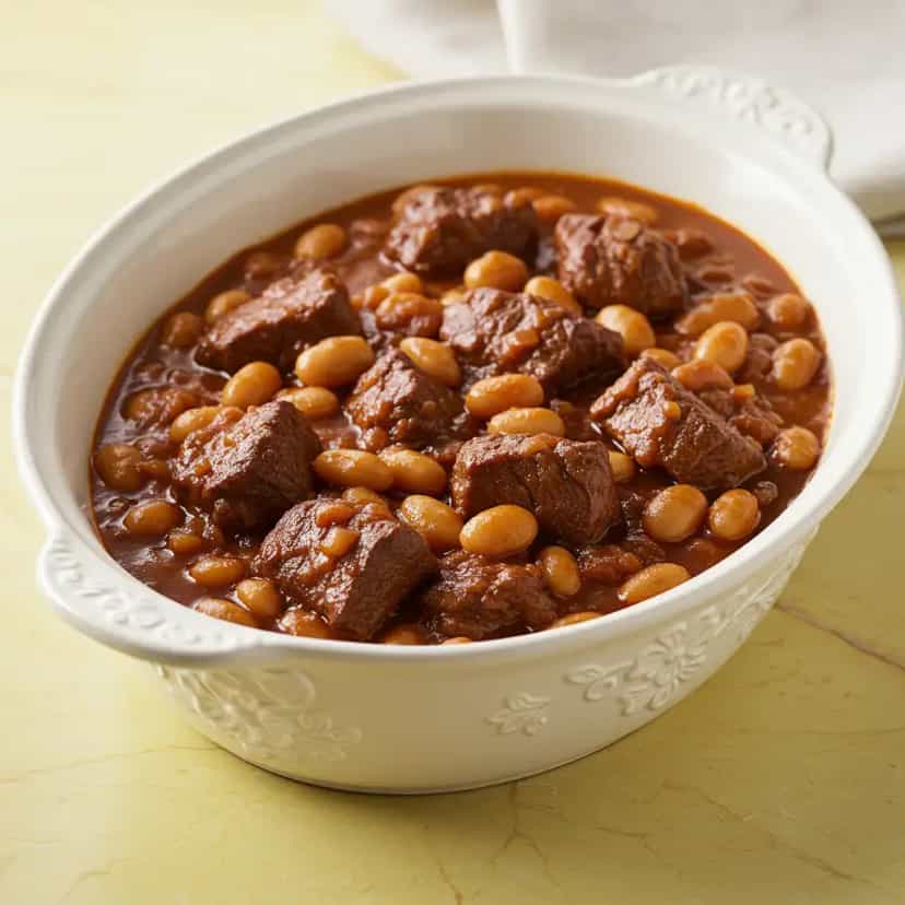 Foto deliciosa de Feijoada Mulatinha Deliciosa pronta para servir - Pratos Brasileiros Icônicos