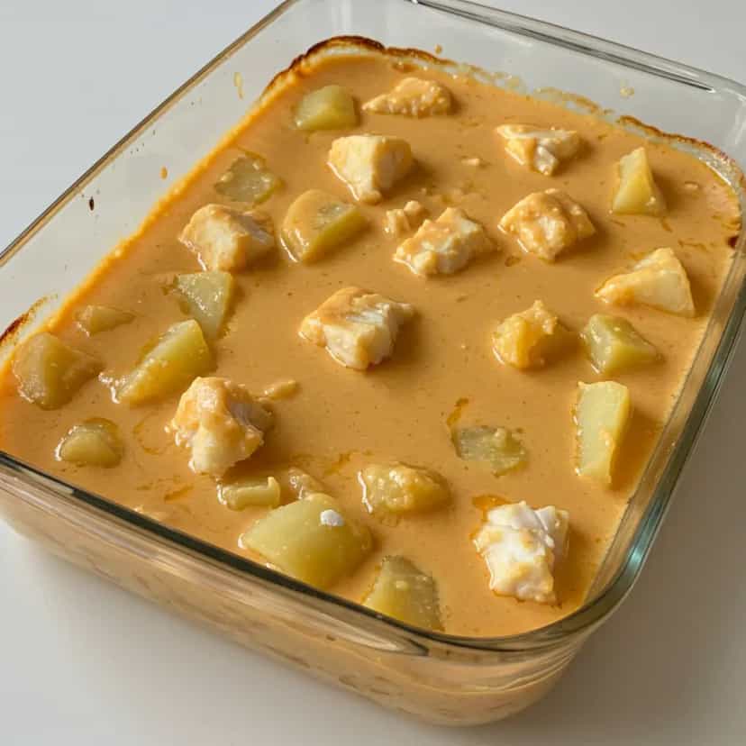 Foto deliciosa de Filé de Badejo ao Requeijão pronta para servir - Peixes & Frutos do Mar