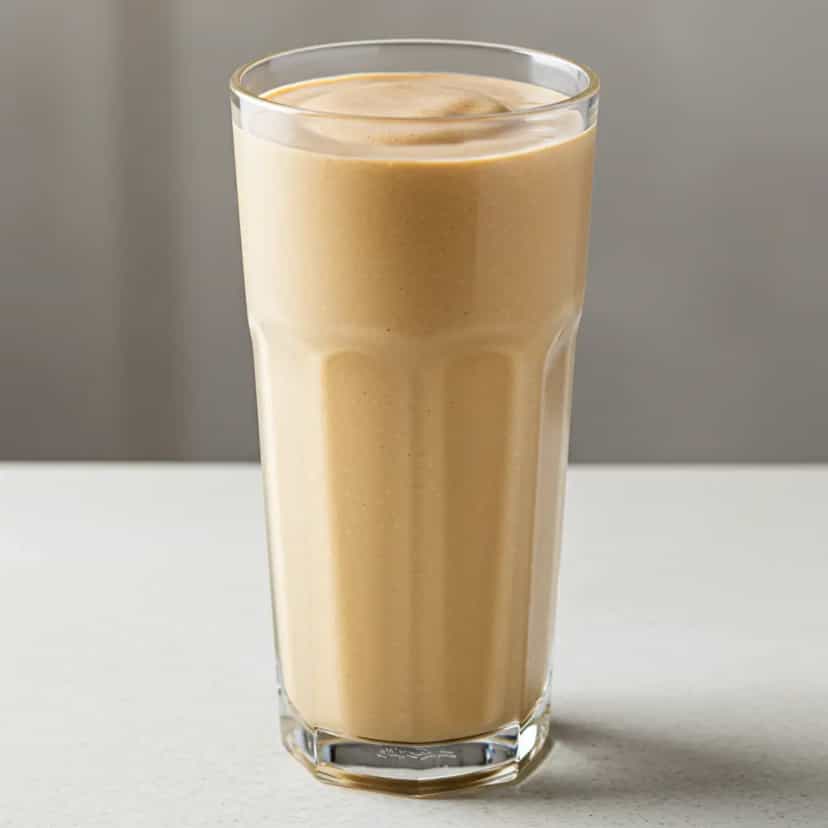 Foto deliciosa de Frapê de Cappuccino Cremoso pronta para servir - Doces Gelados & Sorvetes