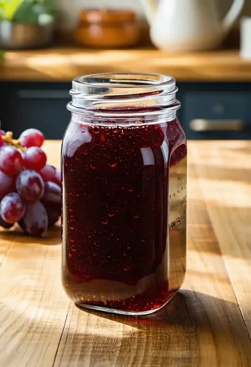 Foto deliciosa de Geleia de Uva Sem Açúcar pronta para servir - Receitas Saudáveis