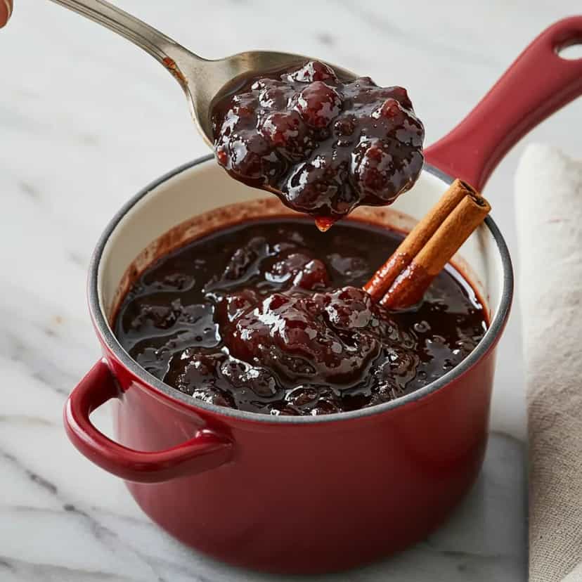Foto deliciosa de Geleia Diet de Ameixa com Canela pronta para servir - Pastas & Patês