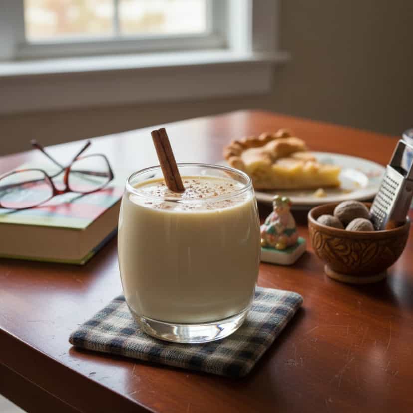 Foto deliciosa de Gemada Cremosa pronta para servir - Bebidas Quentes