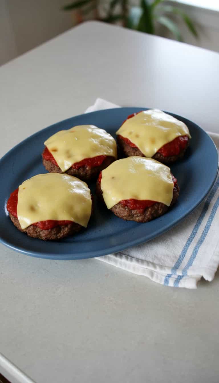 Foto deliciosa de Hambúrguer à Parmegiana Caseiro pronta para servir - Sanduíches & Hambúrgueres