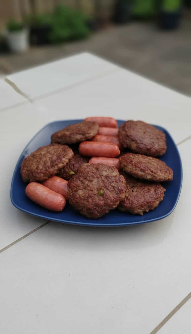 Foto deliciosa de Hambúrguer Caseiro na Churrasqueira pronta para servir - Sanduíches & Hambúrgueres