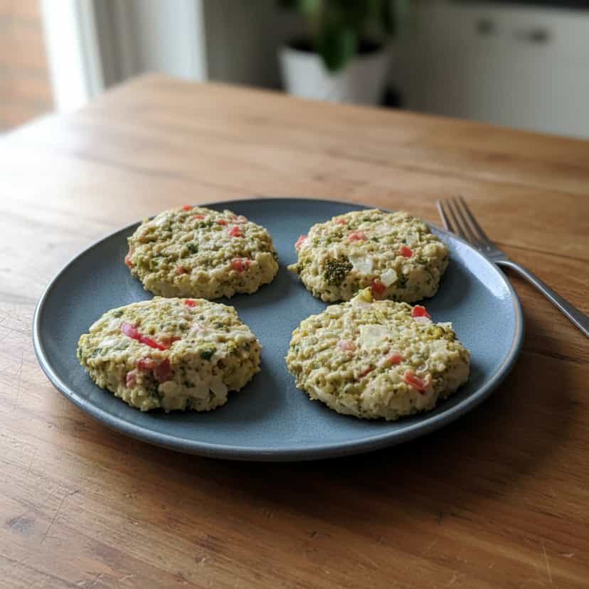 Foto deliciosa de Hambúrguer de Brócolis pronta para servir - Sanduíches & Hambúrgueres