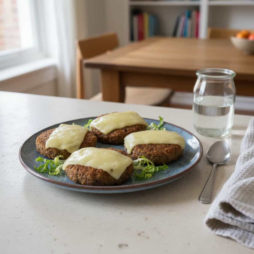 Foto deliciosa de Hambúrguer de Brócolis Light pronta para servir - Sanduíches & Hambúrgueres