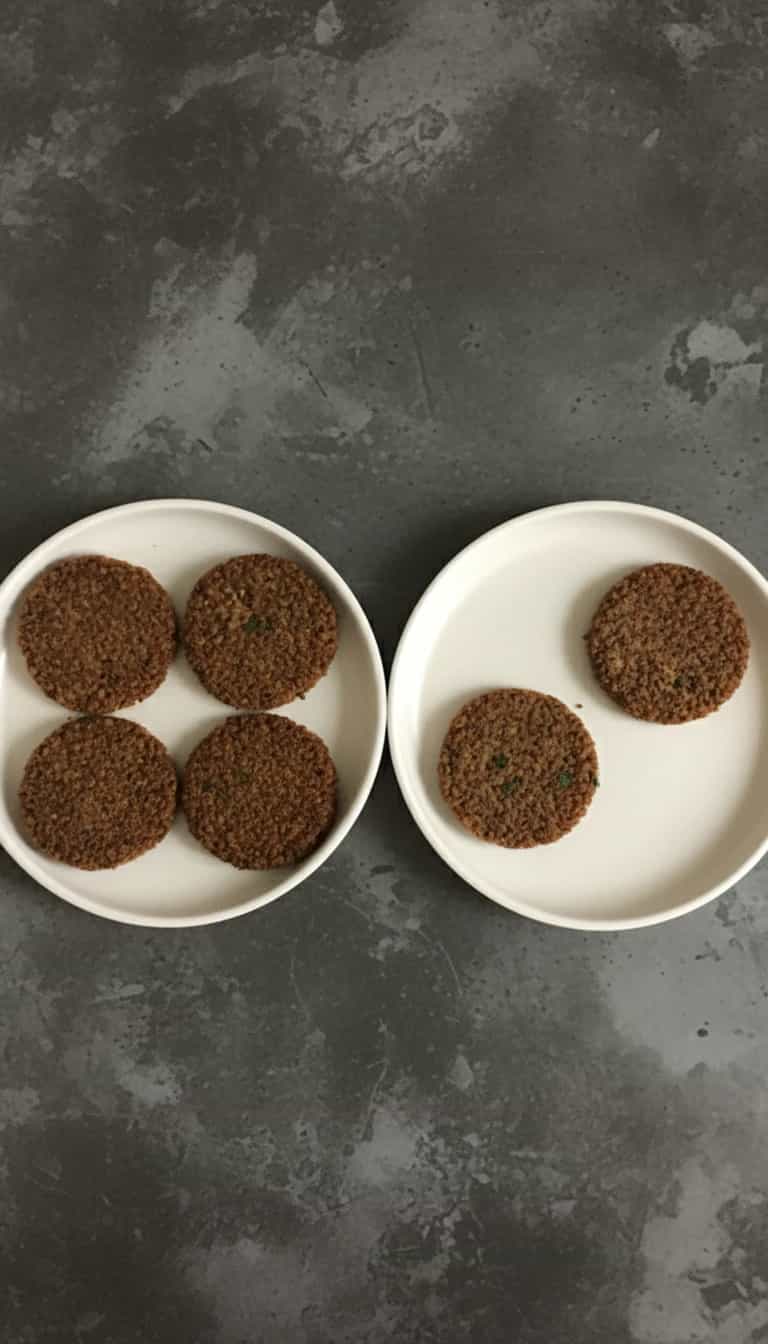 Foto deliciosa de Hambúrguer de Soja pronta para servir - Energéticos & Proteicos