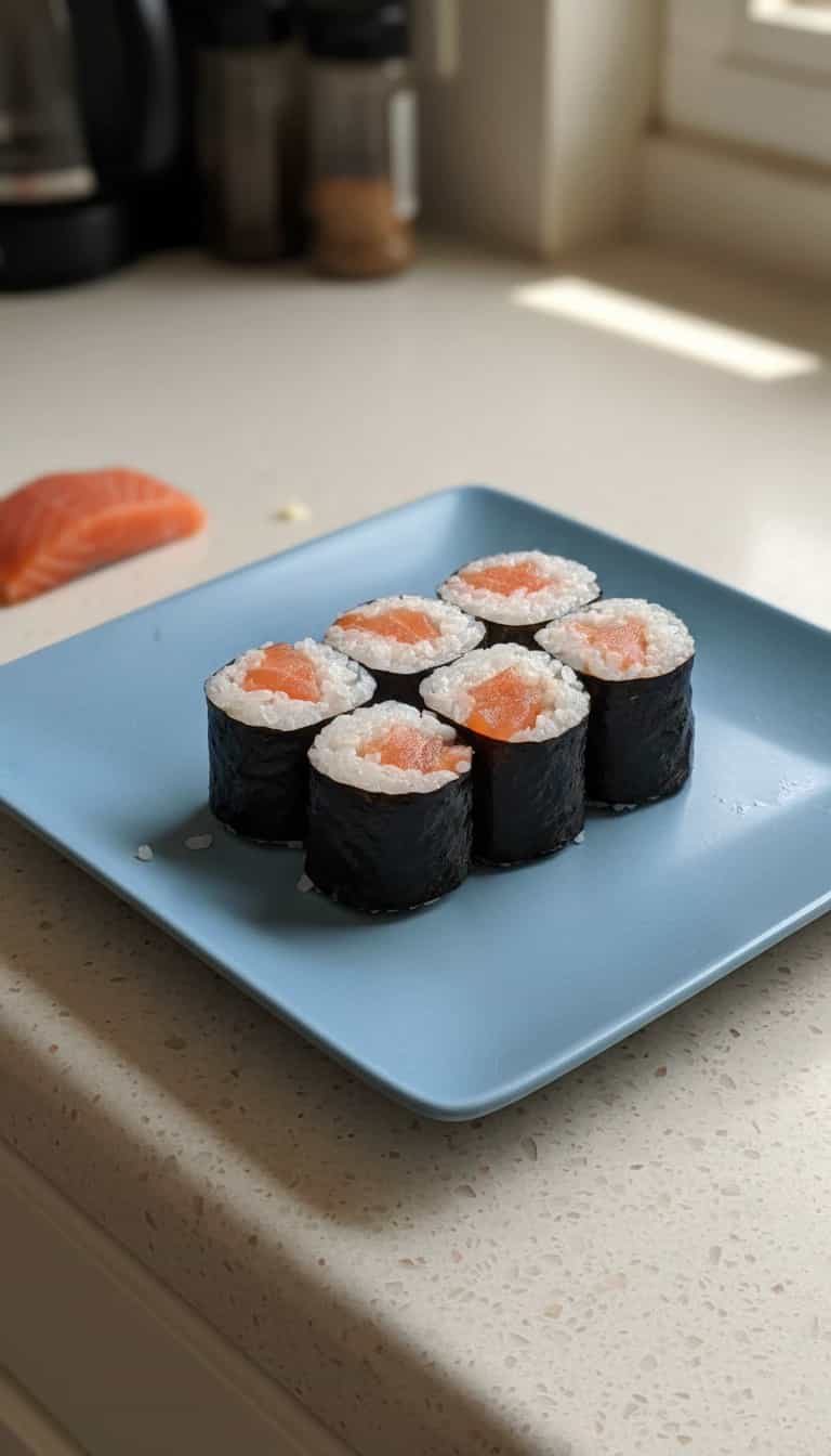 Foto deliciosa de Hossomaki de Salmão pronta para servir - Outras Receitas