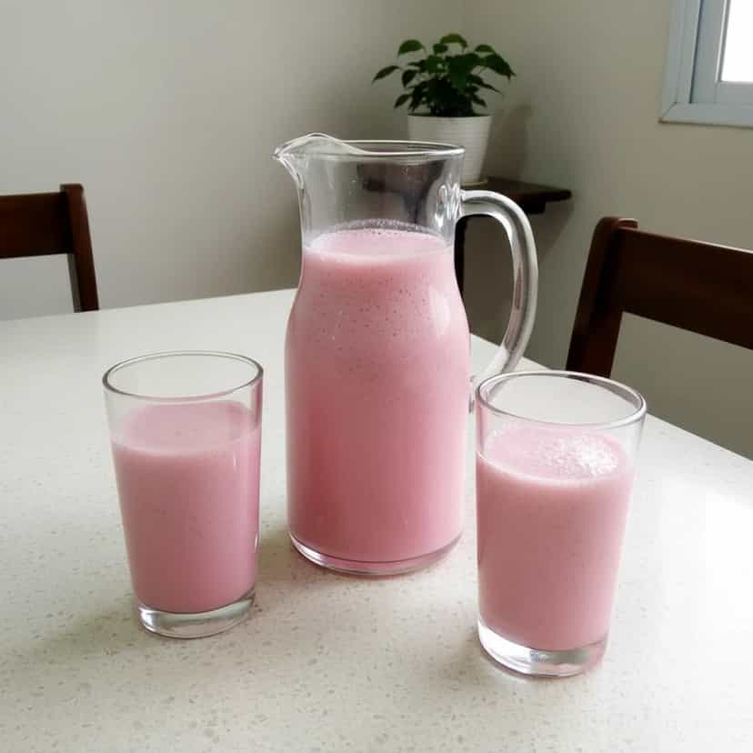 Foto deliciosa de Iogurte Cremoso de Morango Caseiro pronta para servir - Outras Receitas