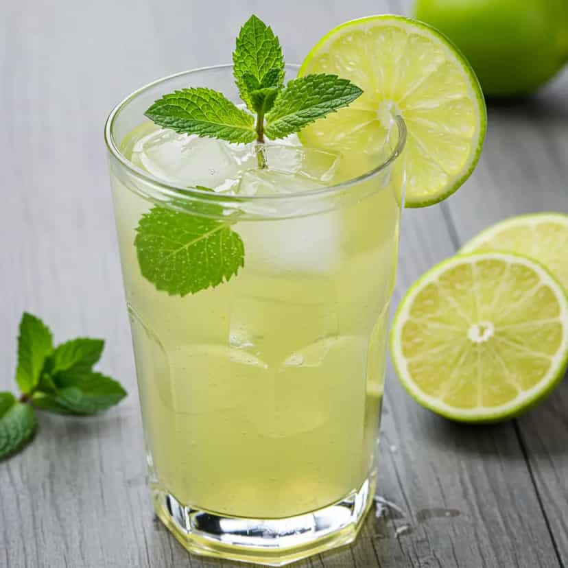 Foto deliciosa de Limonada Refrescante pronta para servir - Bebidas Brasileiras