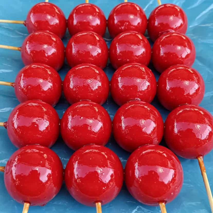 Foto deliciosa de Maçã do amor pronta para servir - Outras Receitas