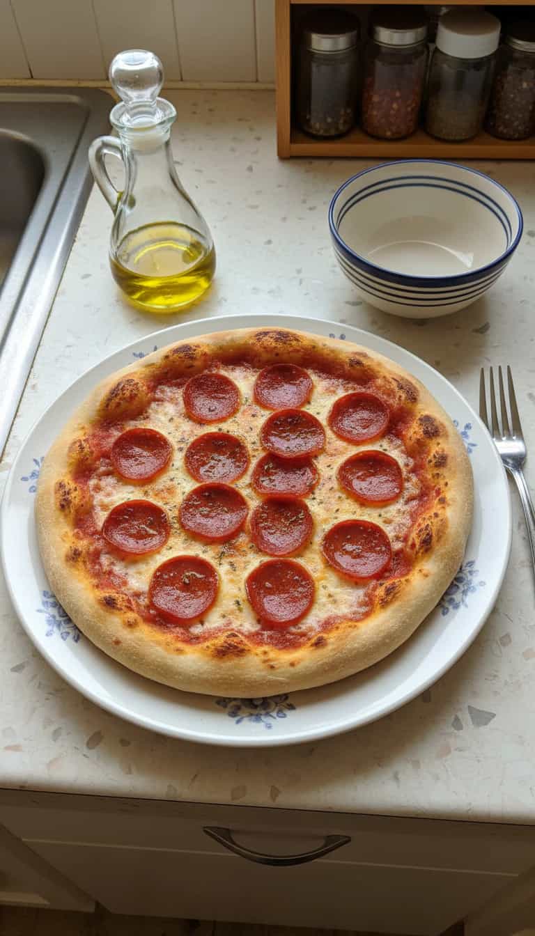 Foto deliciosa de Massa de Pizza da Helena Queiroz pronta para servir - Pizzas & Salgados