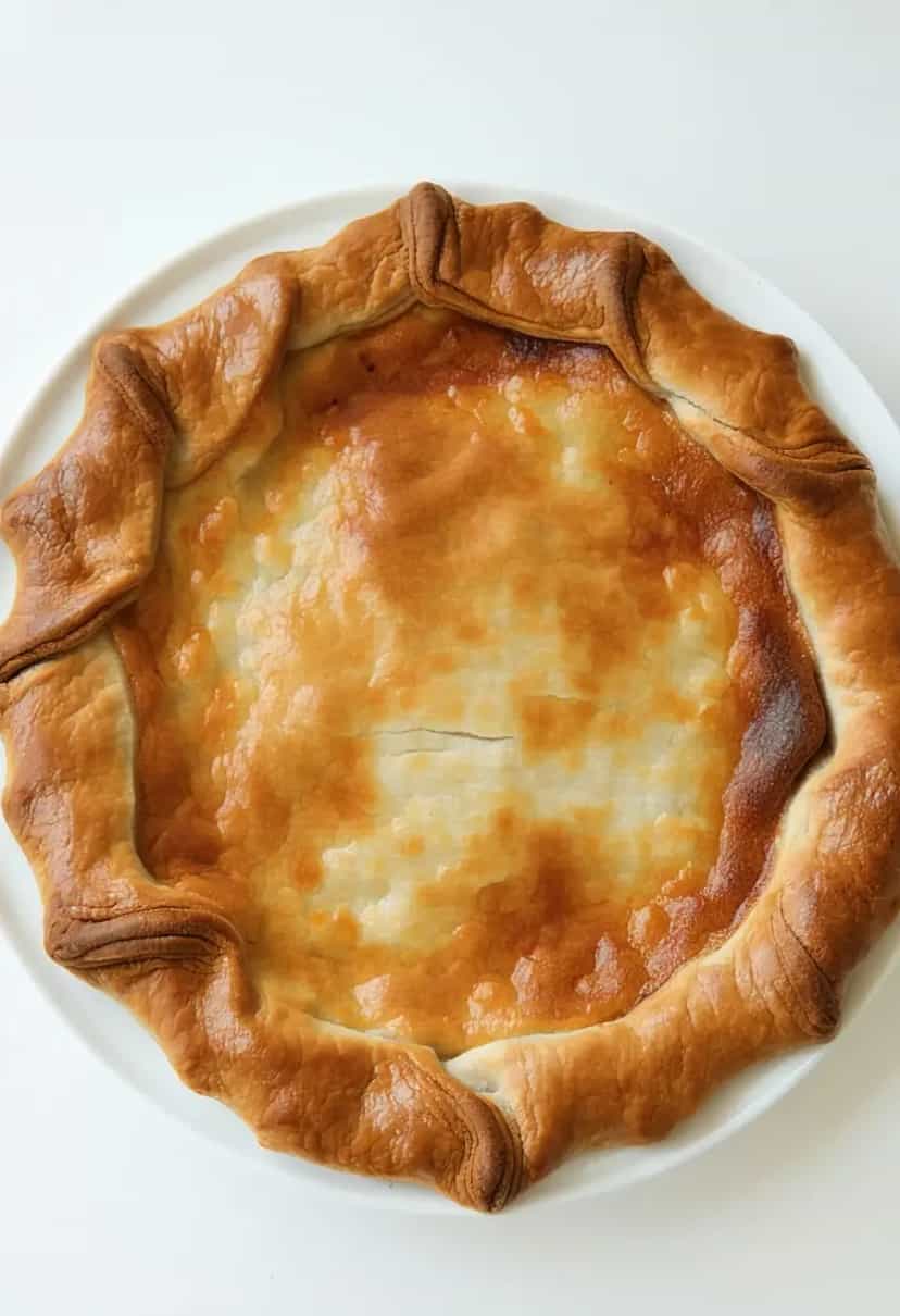 Foto deliciosa de Massa de Torta Salgada Sem Ovo pronta para servir - Veganas