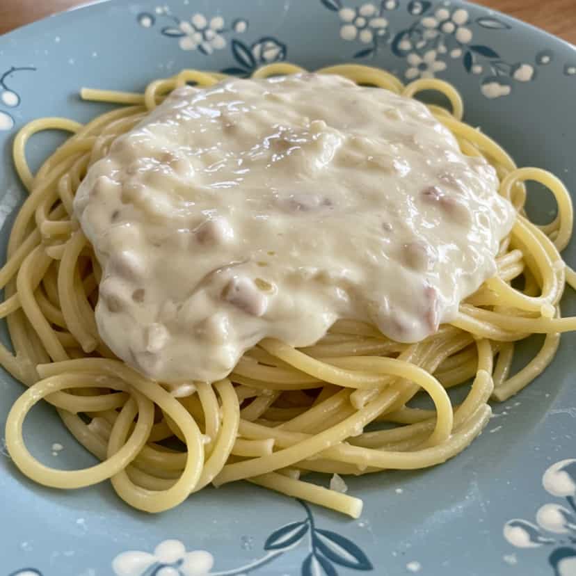 Foto deliciosa de Molho Branco com Noz-Moscada pronta para servir - Massas & Macarrão