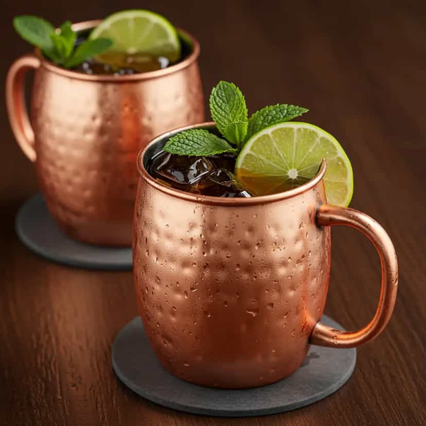 Foto deliciosa de Moscow Mule pronta para servir - Coquetéis