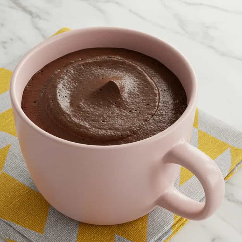 Foto deliciosa de Mousse de Chocolate com Nescau pronta para servir - Pudins & Cremes