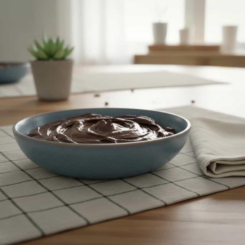 Foto deliciosa de Mousse de Sorvete de Doce de Leite pronta para servir - Doces Gelados & Sorvetes