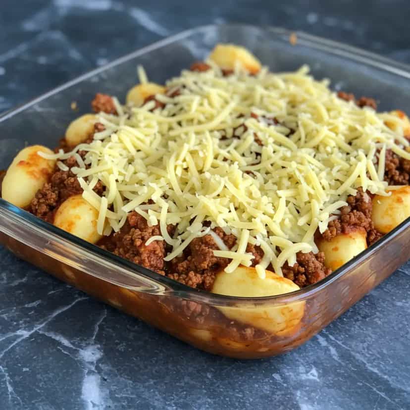Foto deliciosa de Nhoque de Batata ao Molho de Carne pronta para servir - Massas & Macarrão