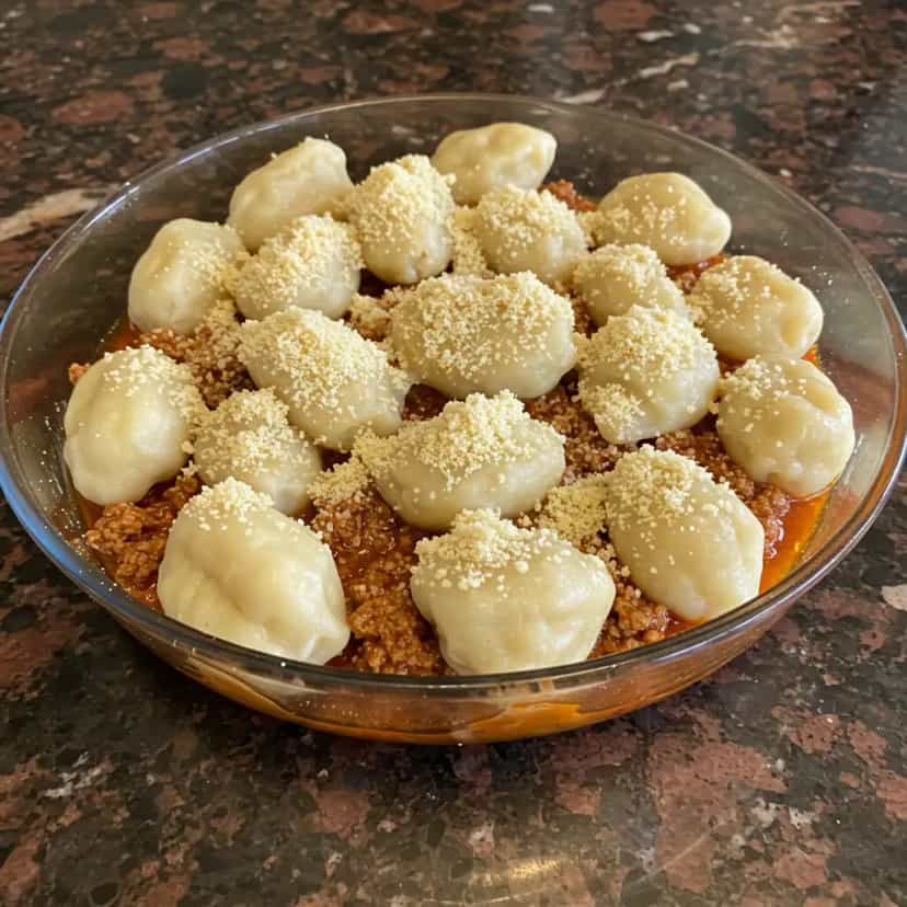 Foto deliciosa de Nhoque de Frango Cremoso pronta para servir - Massas & Macarrão