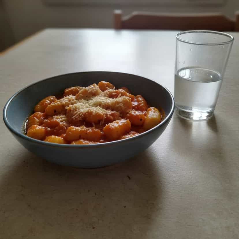 Foto deliciosa de Nhoque de Mandioca Cremoso pronta para servir - Massas & Macarrão