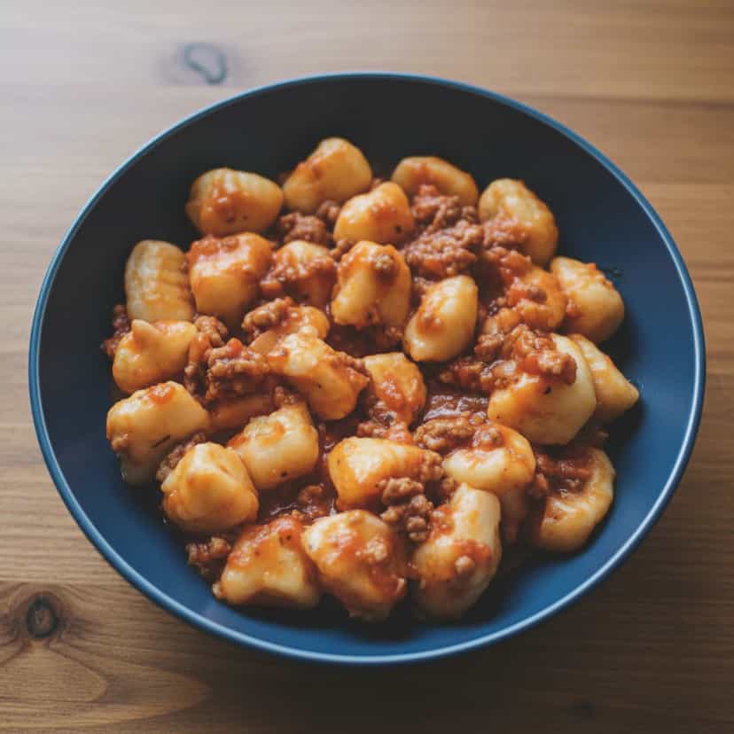 Foto deliciosa de Nhoque Prático da Beatriz Amaral pronta para servir - Massas & Macarrão