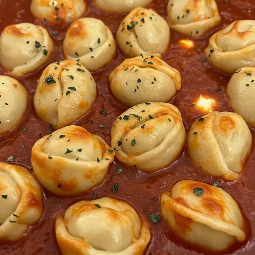 Foto deliciosa de Nhoque Recheado com Frango e Catupiry pronta para servir - Massas & Macarrão