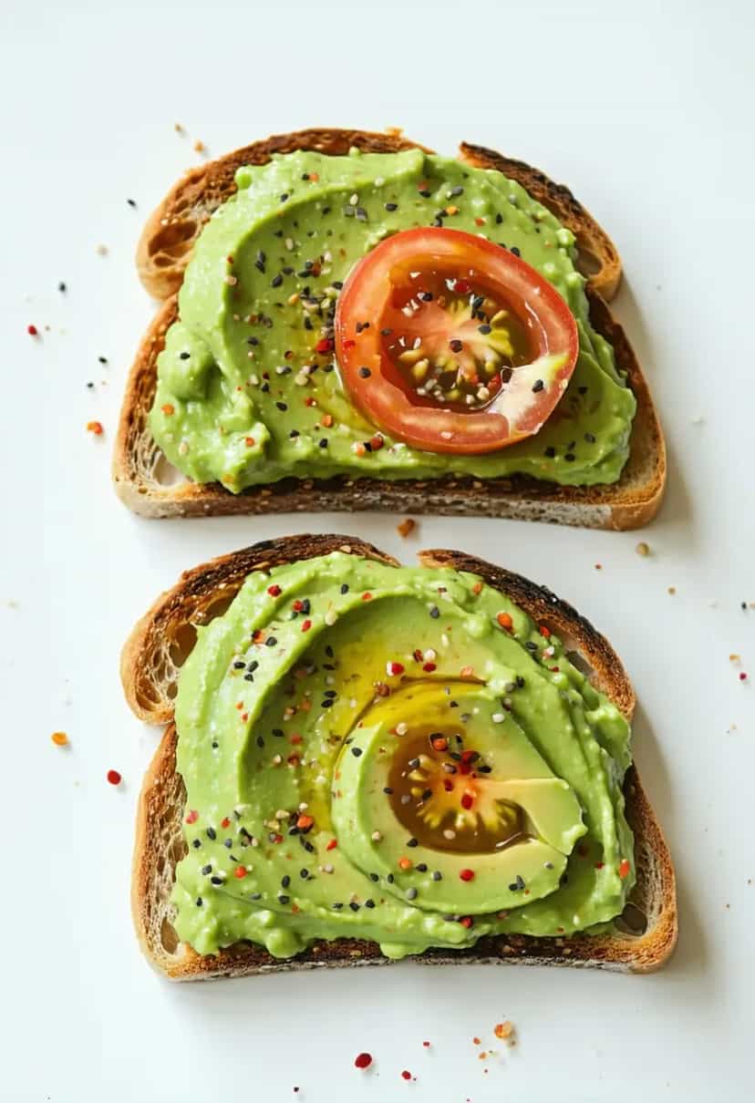 Foto deliciosa de Torrada de Abacate Sem Cozimento pronta para servir - Torradas & Toasts