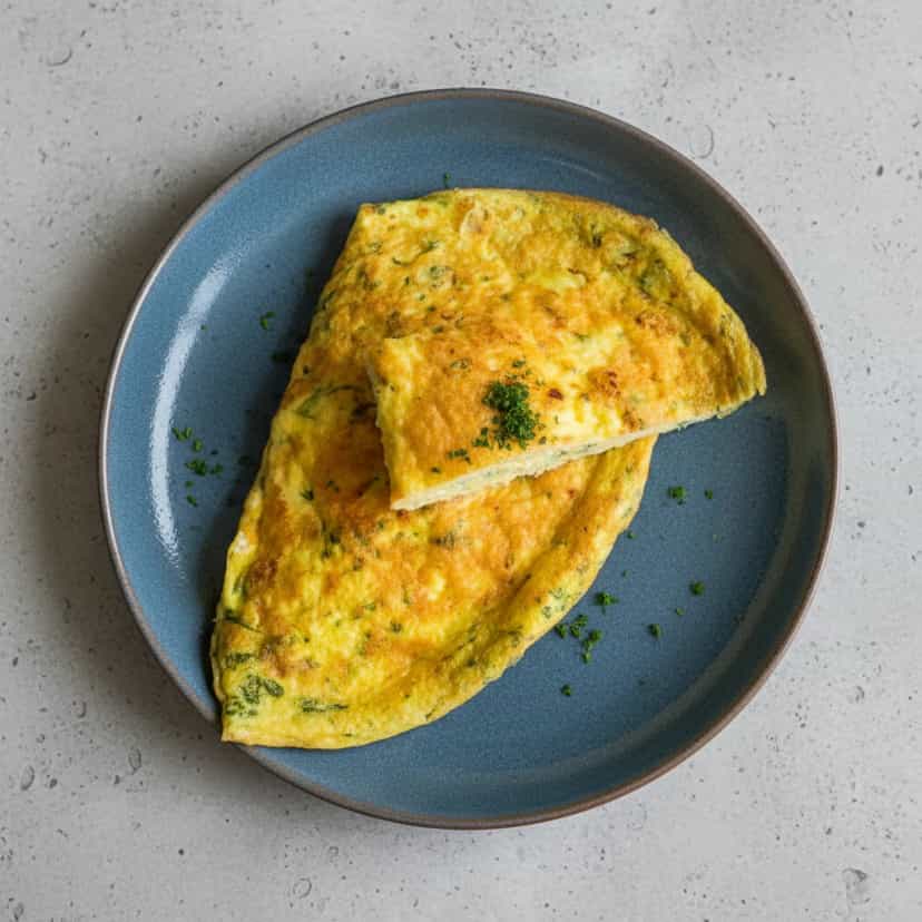 Foto deliciosa de Omelete Caprese pronta para servir - Ovos