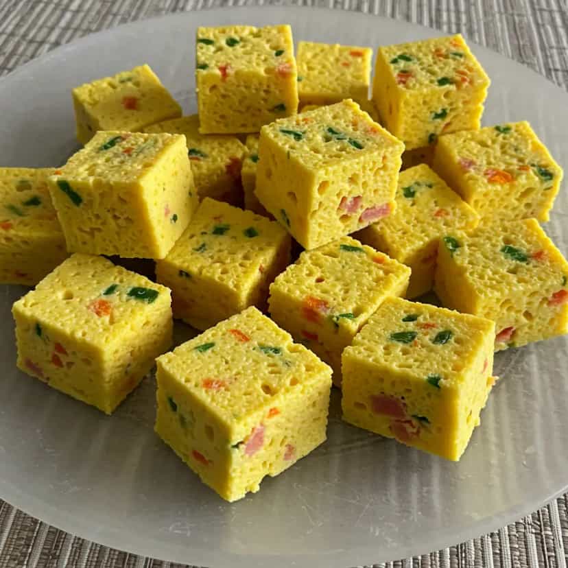 Foto deliciosa de Omelete de Calabresa pronta para servir - Ovos