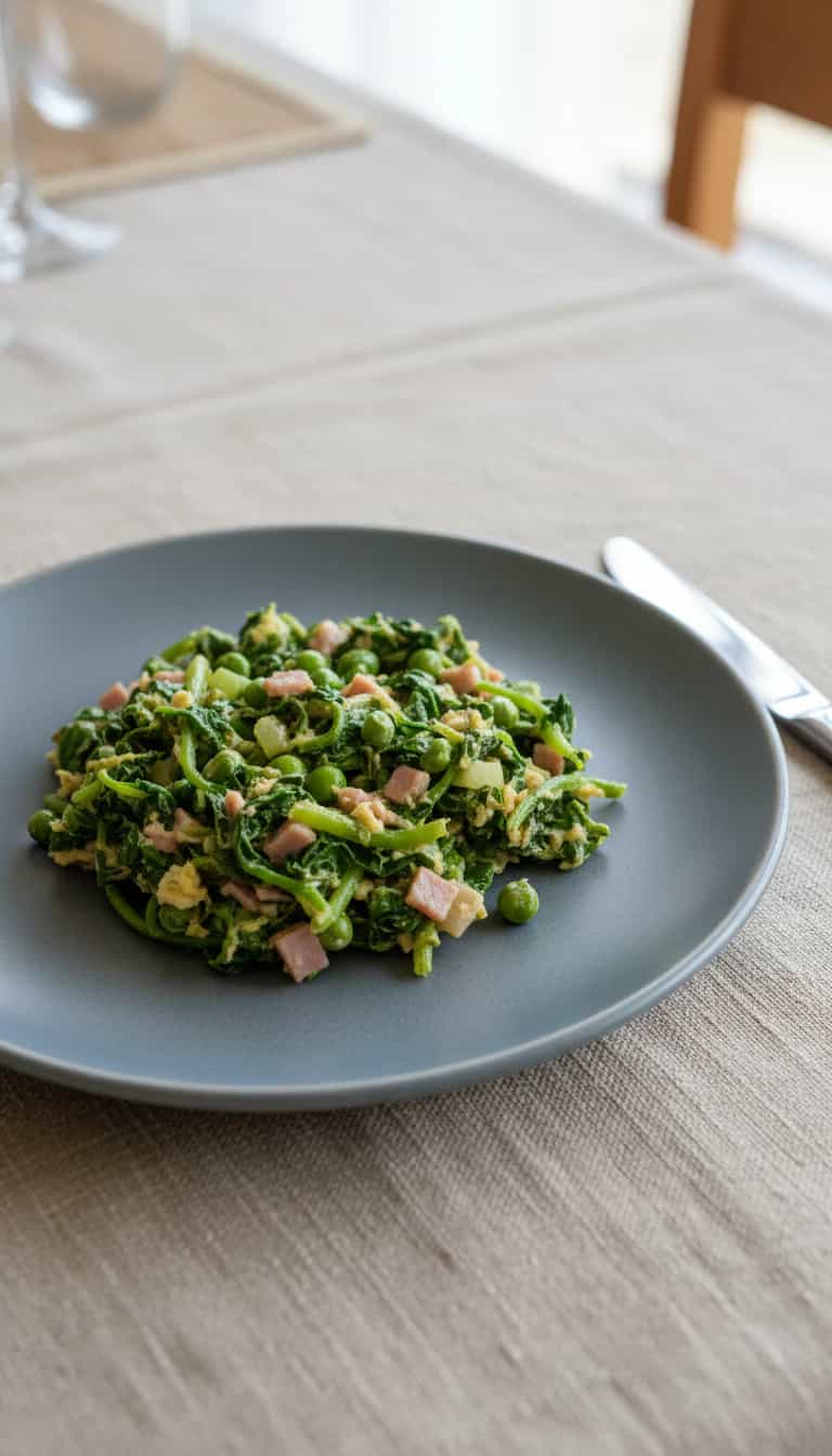 Foto deliciosa de Omelete de Folhas de Nabo pronta para servir - Ovos